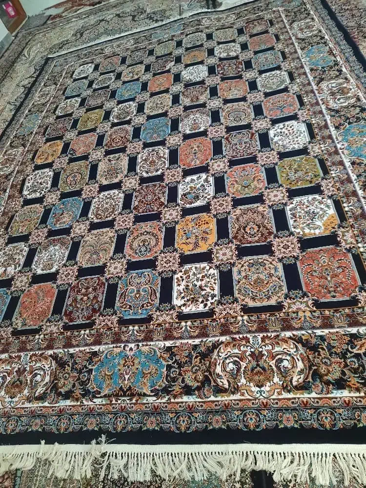 سه عدد جفت فرش ۱۲ متری مشابه نو|فرش|قیدار, |دیوار