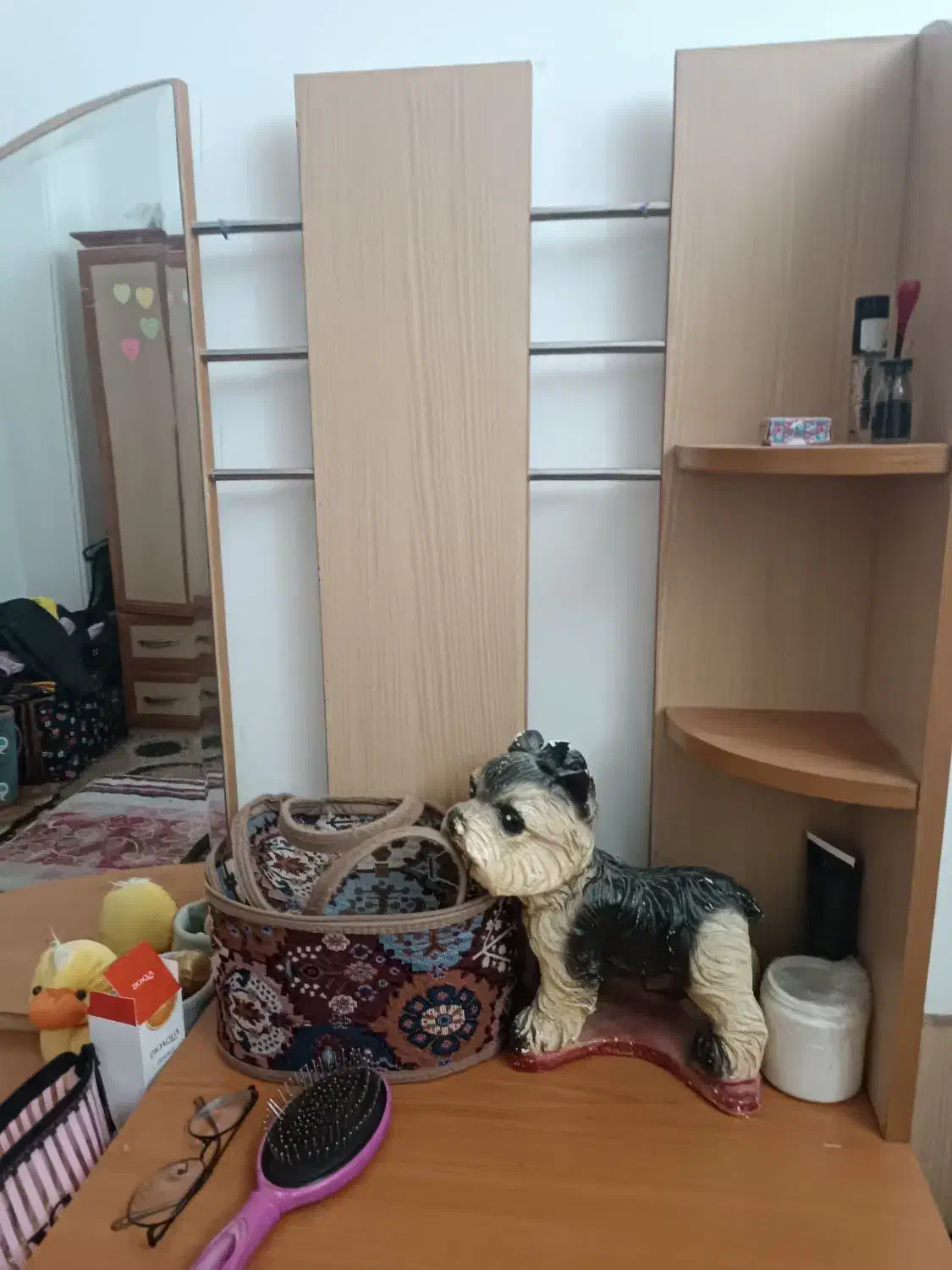 میز توالت|تخت و سرویس خواب|جهرم, |دیوار