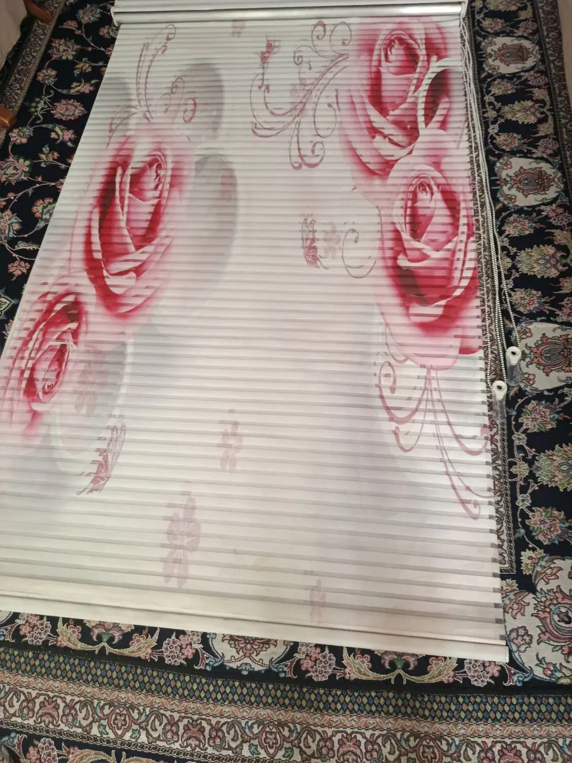 پرده زبرا سه بعدی کاملا نو و سالم|پرده، رانر، رومیزی|قزوین, |دیوار