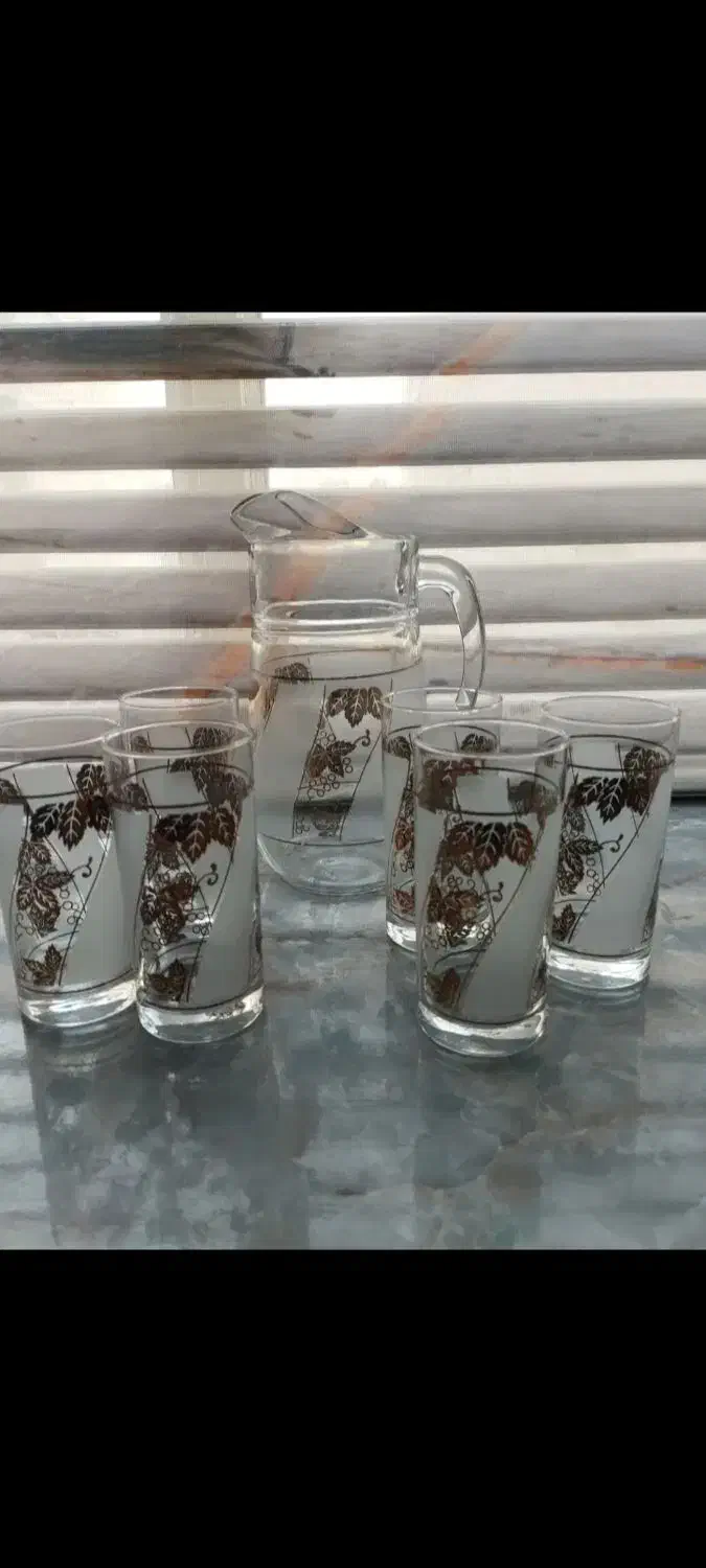 شیرینی خوری بزرگ چک و پارچ و لیوان|ظروف سرو و پذیرایی|فردیس, فردیس|دیوار