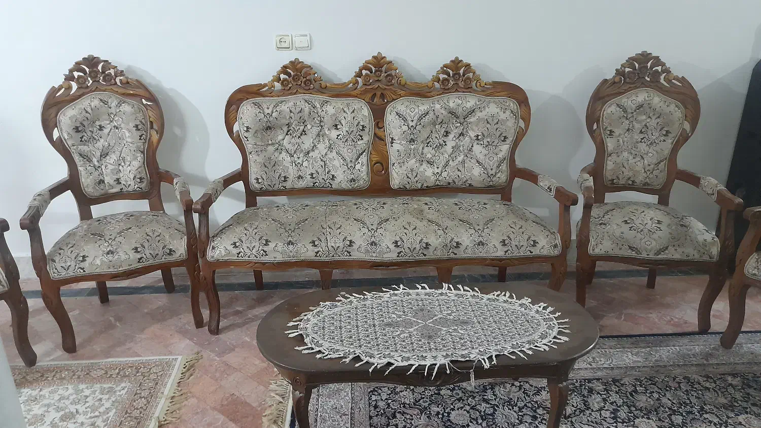 سرویس مبل ۷نفره استیل|مبلمان خانگی و میز عسلی|سبزوار, توحیدشهر|دیوار