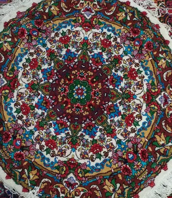 فرش  گرد|فرش|تبریز, |دیوار