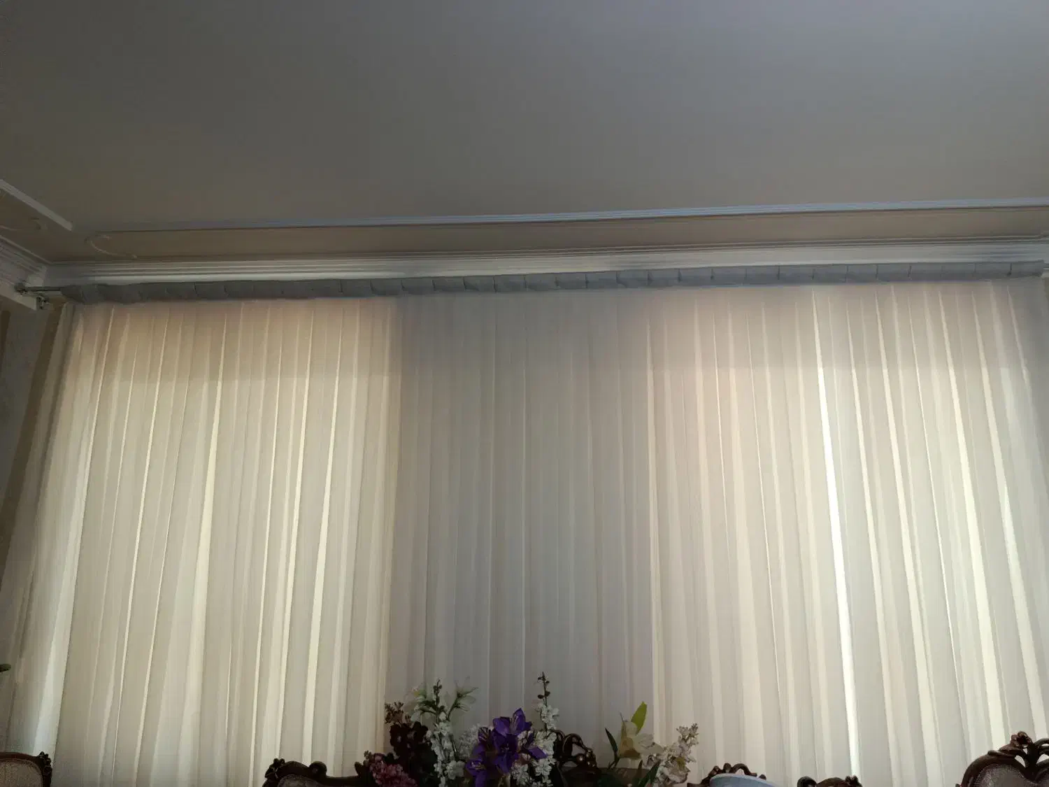 حریر با آستر کشی شده نونو بلند ارتفاع ۳|پرده، رانر، رومیزی|میانه, |دیوار