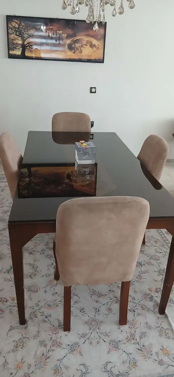 ناهار خوری 8نفره|میز و صندلی غذاخوری|شلمان, |دیوار