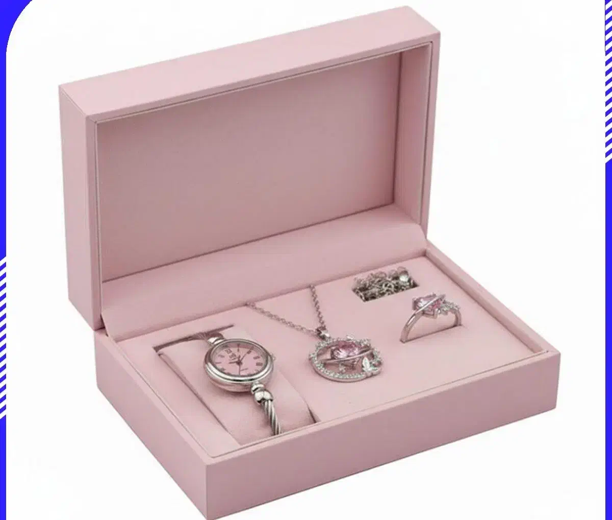 ست زنانه ساعت. انگشتر و گردنبند|ساعت|آبادان, |دیوار