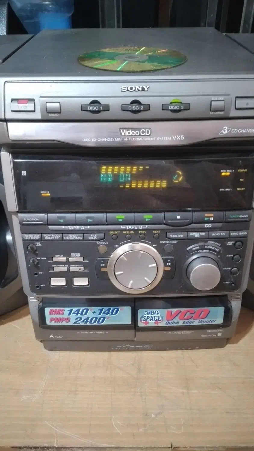 رادیو ضبط و باند سونی سالم آیوکس دار VX5|سیستم صوتی خانگی|تهران, شاهین|دیوار