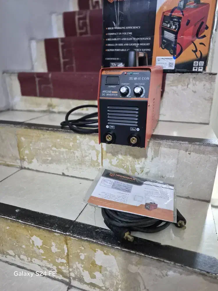 دستگاه جوش موتور جوش ۲۰۰آمپر آیرونمکس درحد نو پلمپ|ابزارآلات|تهران, توحید|دیوار