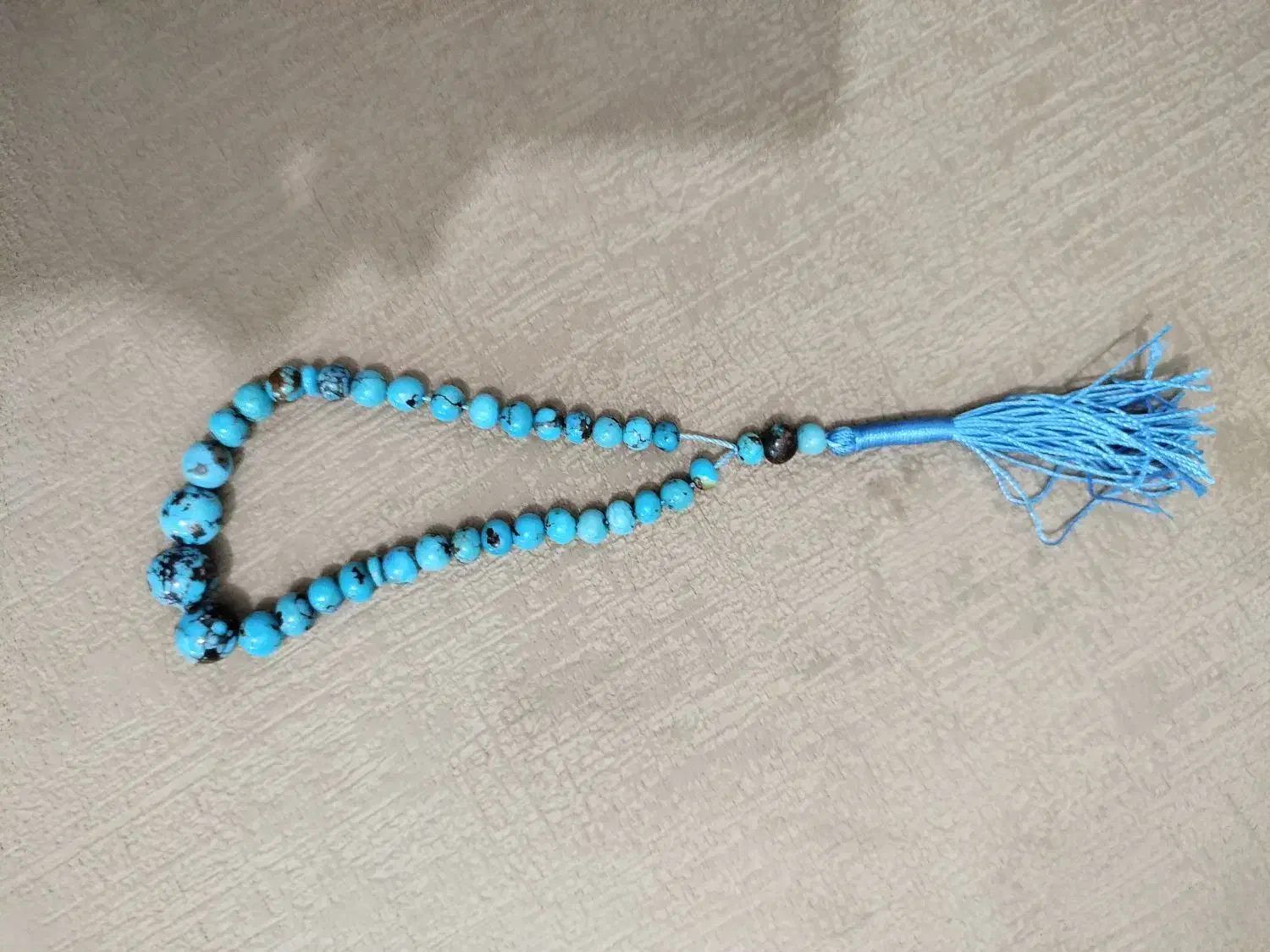 تسبیح فیروزه اصل نیشابور|جواهرات|زاهدان, |دیوار