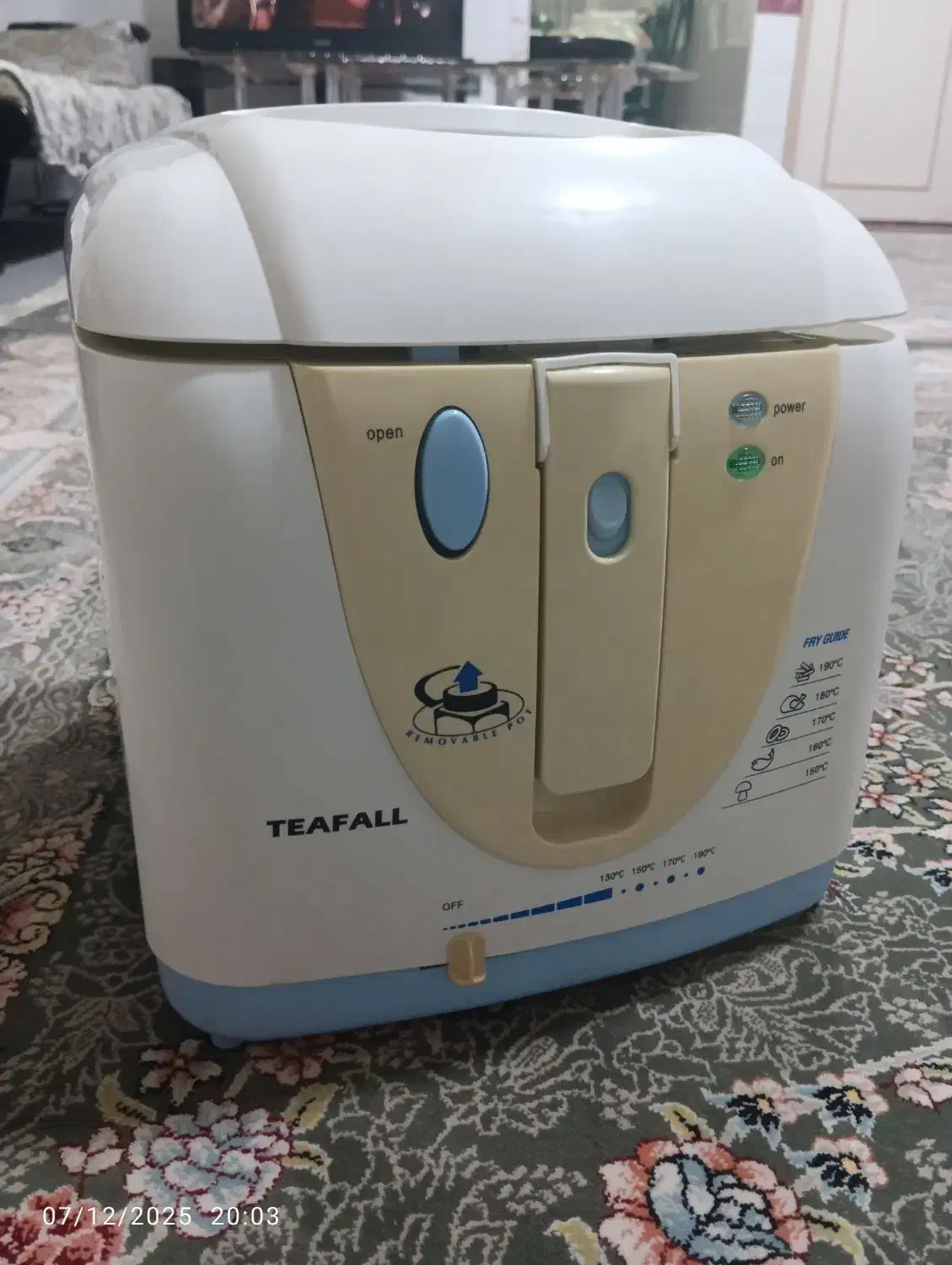 سرخ کن تفال برقی با روغن|اجاق گاز و لوازم برقی پختوپز|نظرآباد, نظرآباد|دیوار