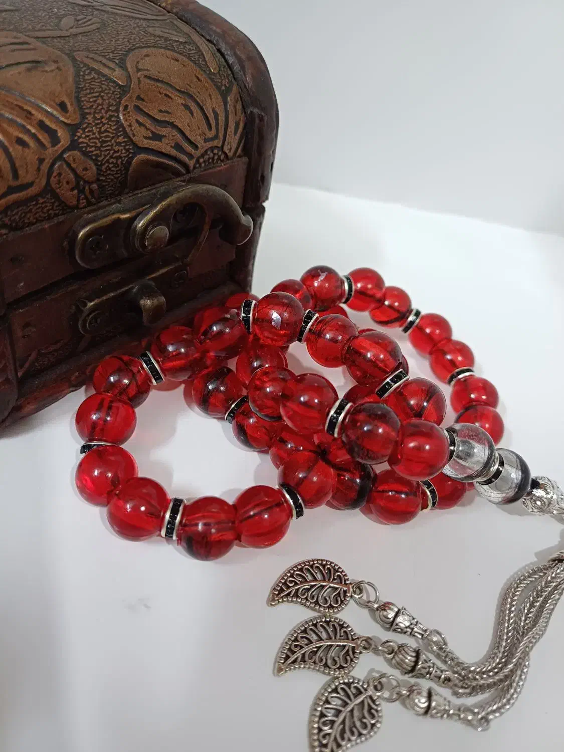 تسبیح  رزینی با موی یار|بدلیجات|قزوین, |دیوار