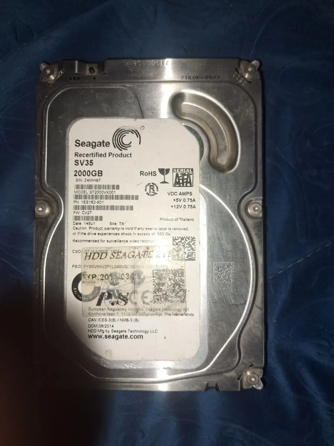 رام ۲ترابایت ۲۰۰۰گیگ|قطعات و لوازم جانبی رایانه|تهران, قیام|دیوار