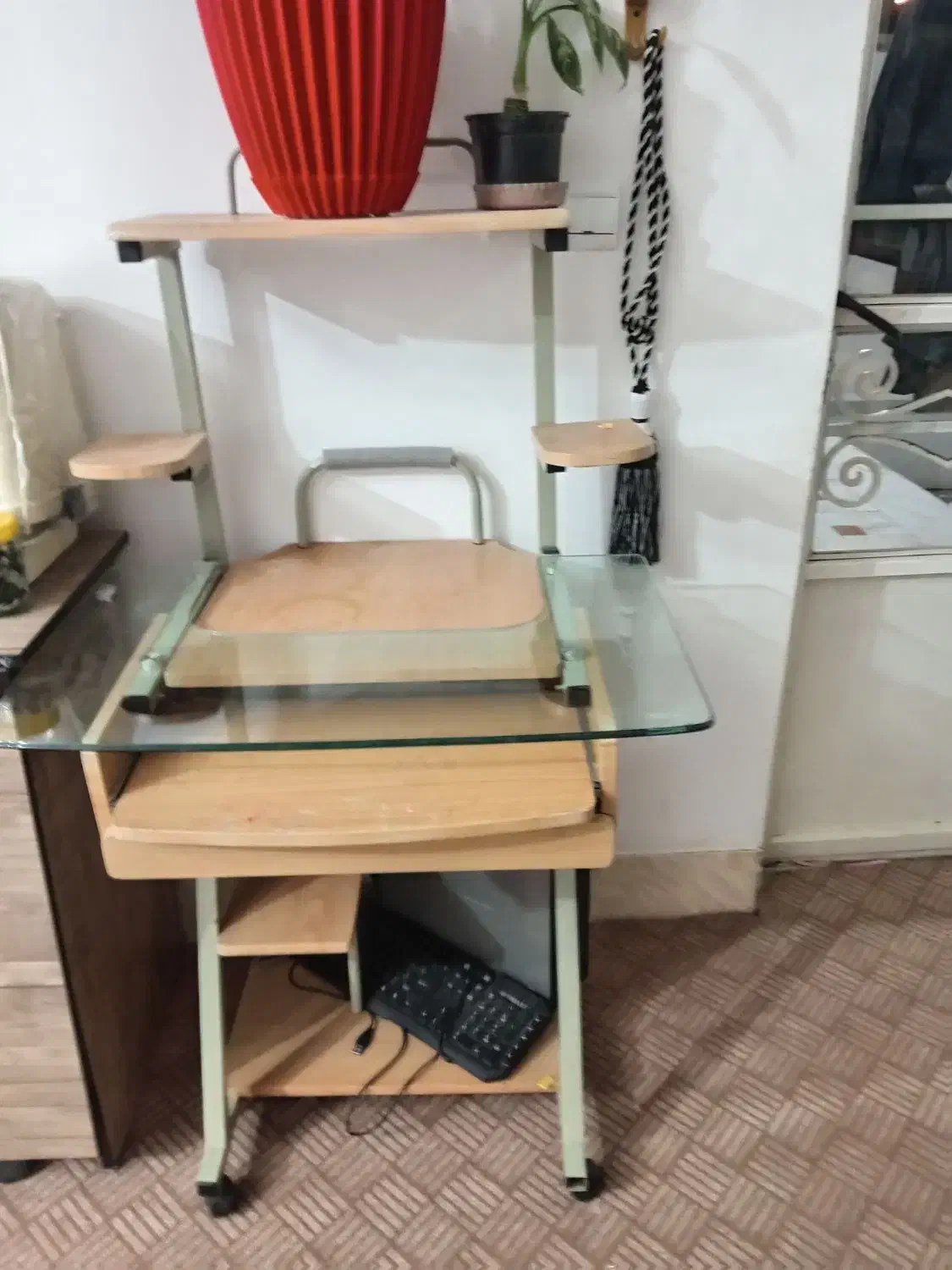 میز کامپیتر|میز تحریر و کامپیوتر|عسگران, |دیوار