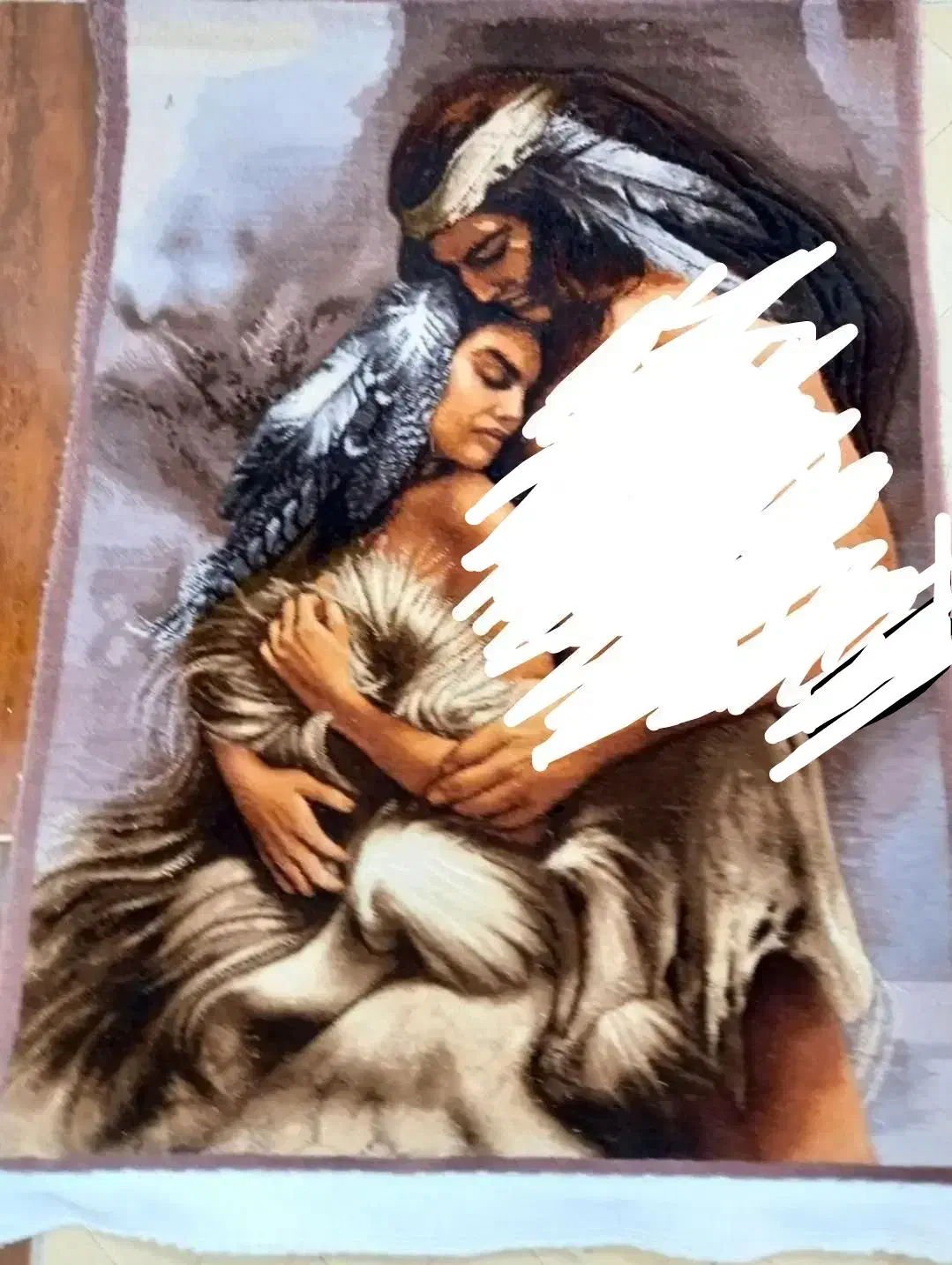 تابلو فرش دستباف عشق مقدس|تابلو فرش|قم, پردیسان|دیوار