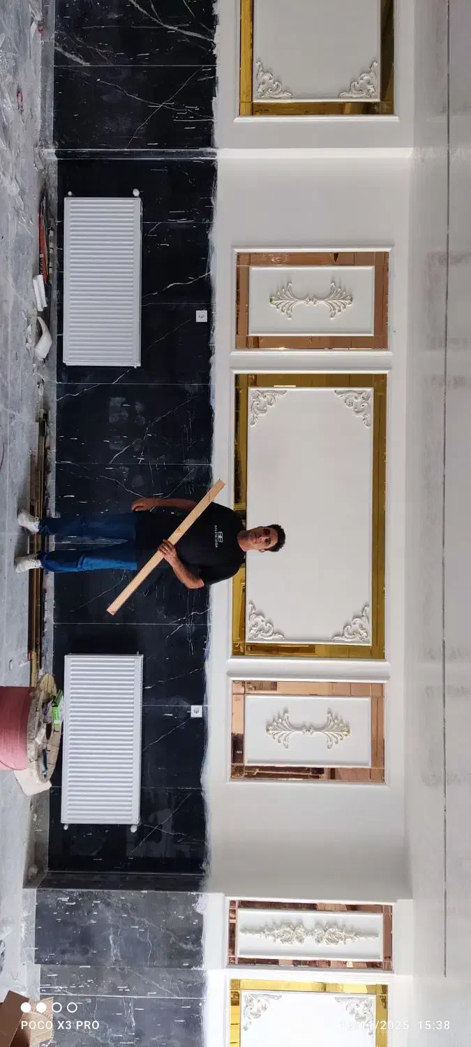 گچبری پیش ساخته و مدرن رنگ آمیزی و پتینه کاری.آرکو|خدمات پیشه و مهارت|ایلام, |دیوار