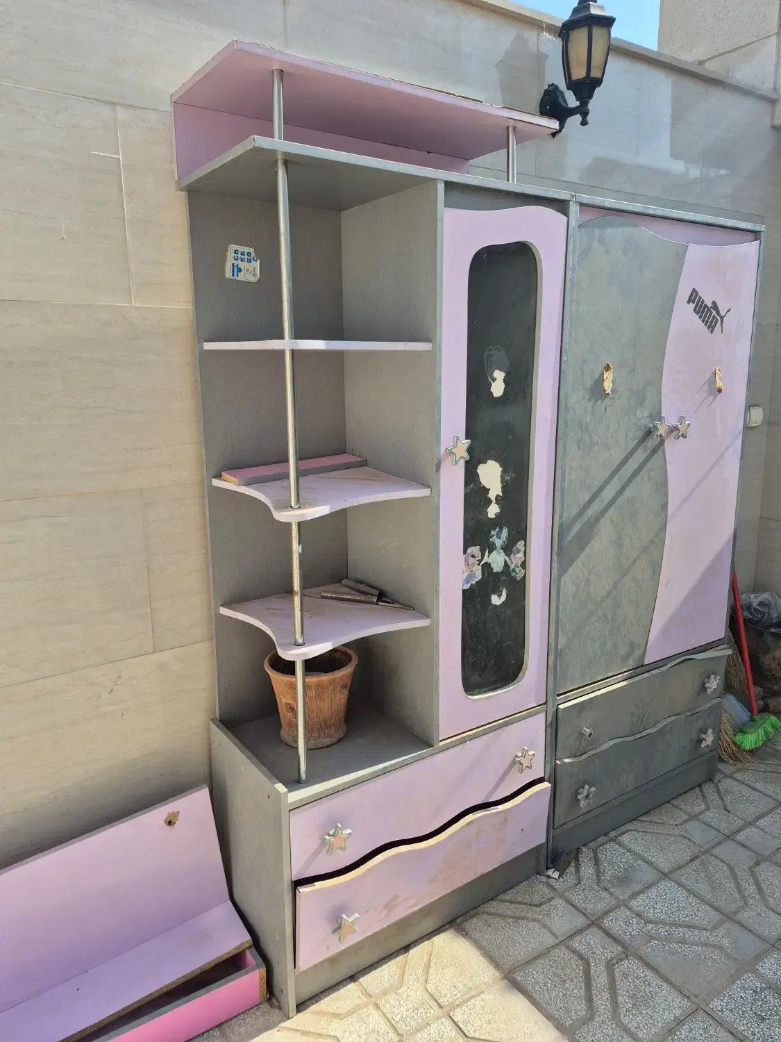 کمد بچه|تخت و سرویس خواب|قائن, |دیوار