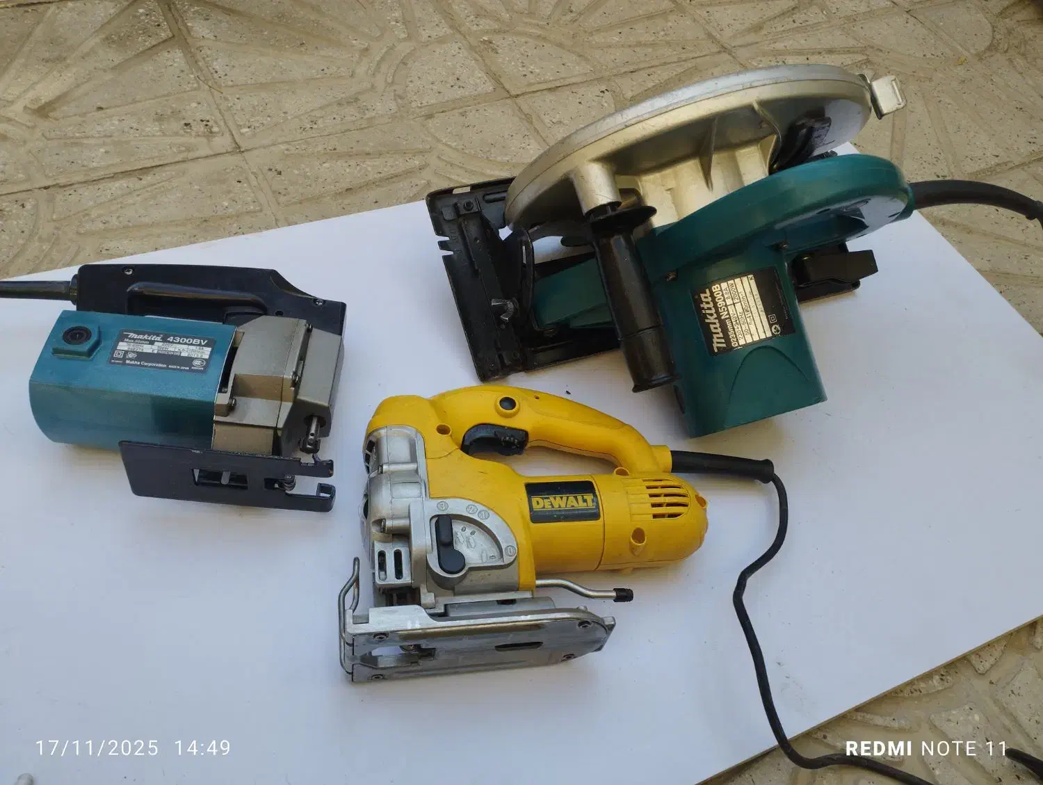 عمود بر ماکیتا و دیوالت. اره دیسکی ماکیتا|ابزارآلات|کرمانشاه, |دیوار