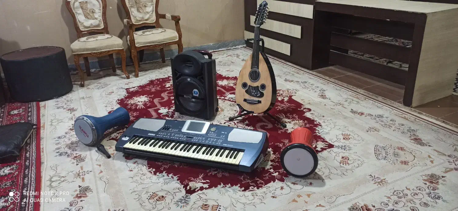 پا۵۰۰تبدیل به پا۸۰۰همراه و گیتارالکتریک یاماها|پیانو، کیبورد، آکاردئون|کوشکنار, |دیوار