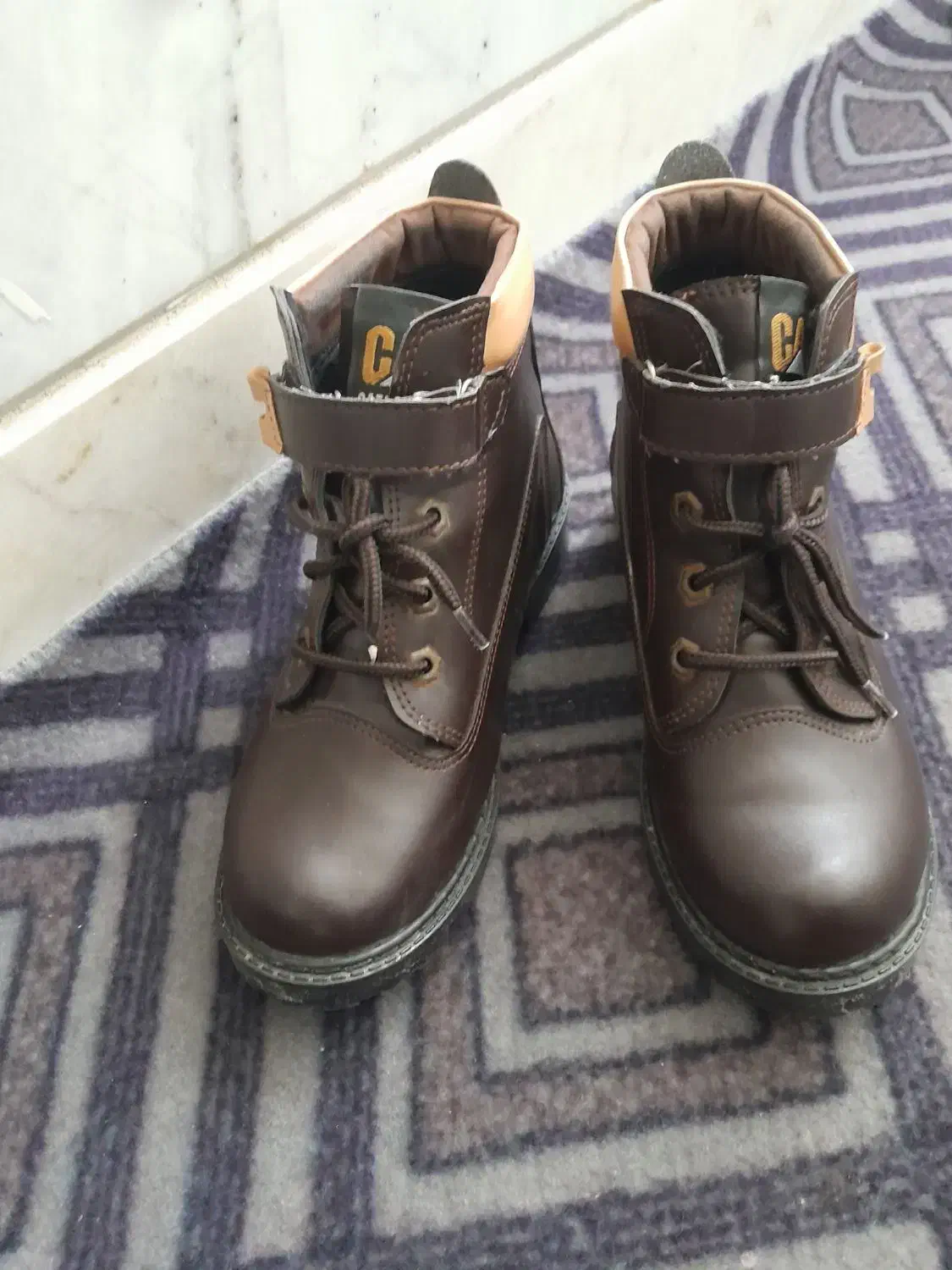 پوتین پسرانه چرم|کیف، کفش، کمربند|شیروان (خراسان), |دیوار