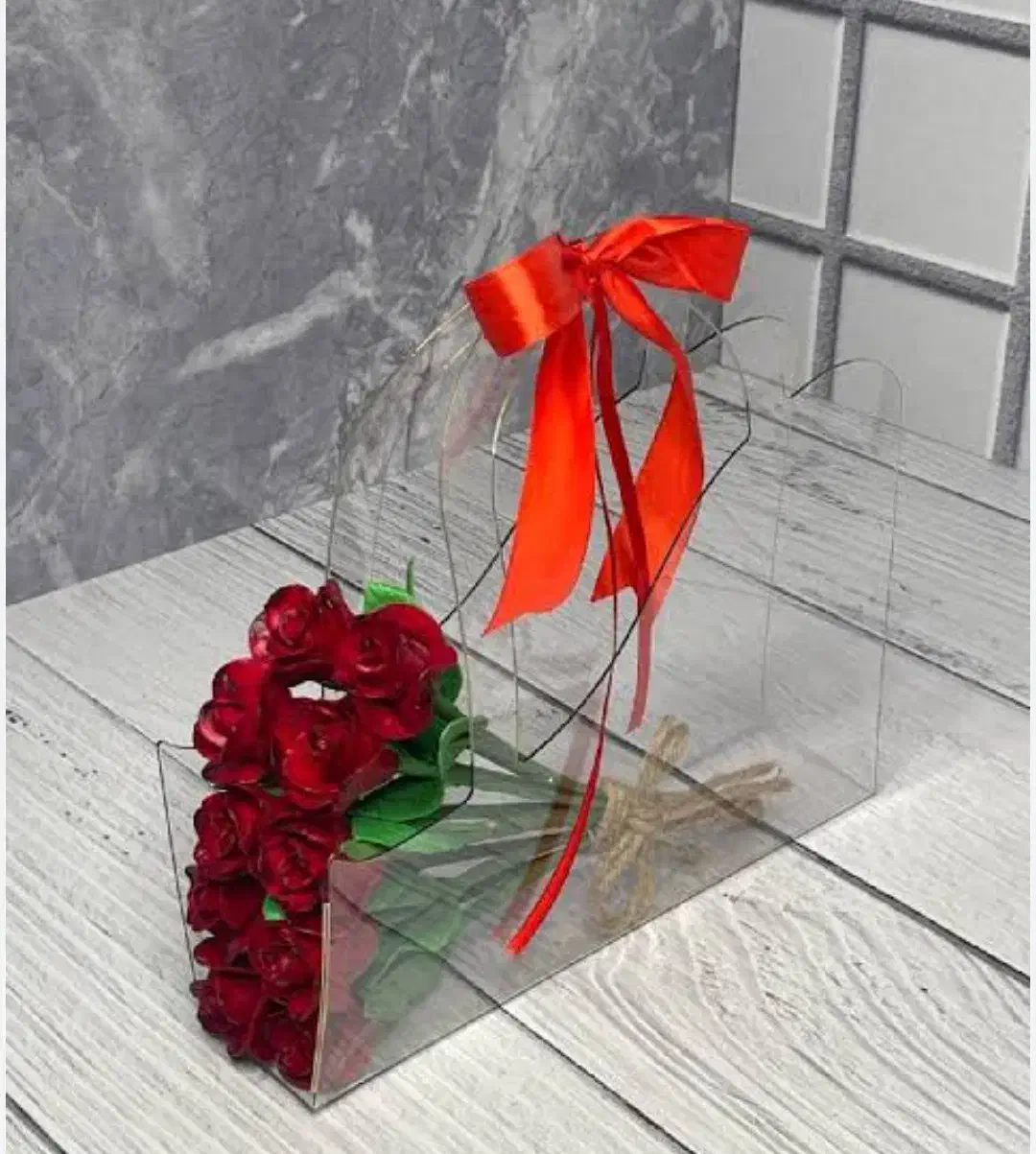 باکس گل و شمع ولنتاین|گل مصنوعی|تهران, دژکام|دیوار
