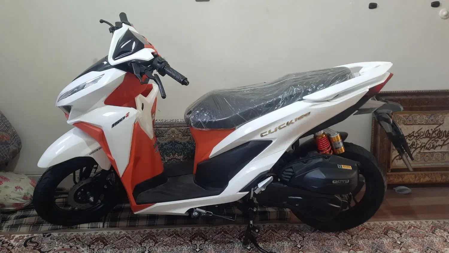 موتور کلیک 180cc قطعات تایوانی زیگما صفر|موتورسیکلت|قم, نخودی|دیوار