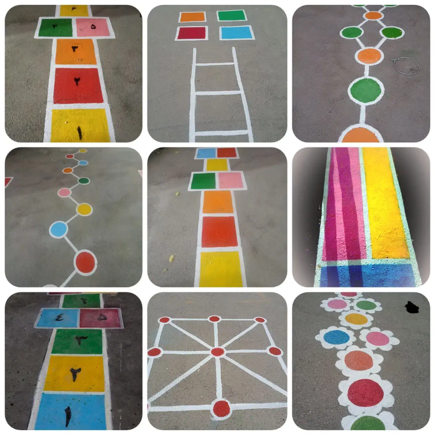 بازی های حیاط پویا. خط کشی زمین جایگاه دانش آموز|خدمات پیشه و مهارت|مشهد, کوی سیدی|دیوار