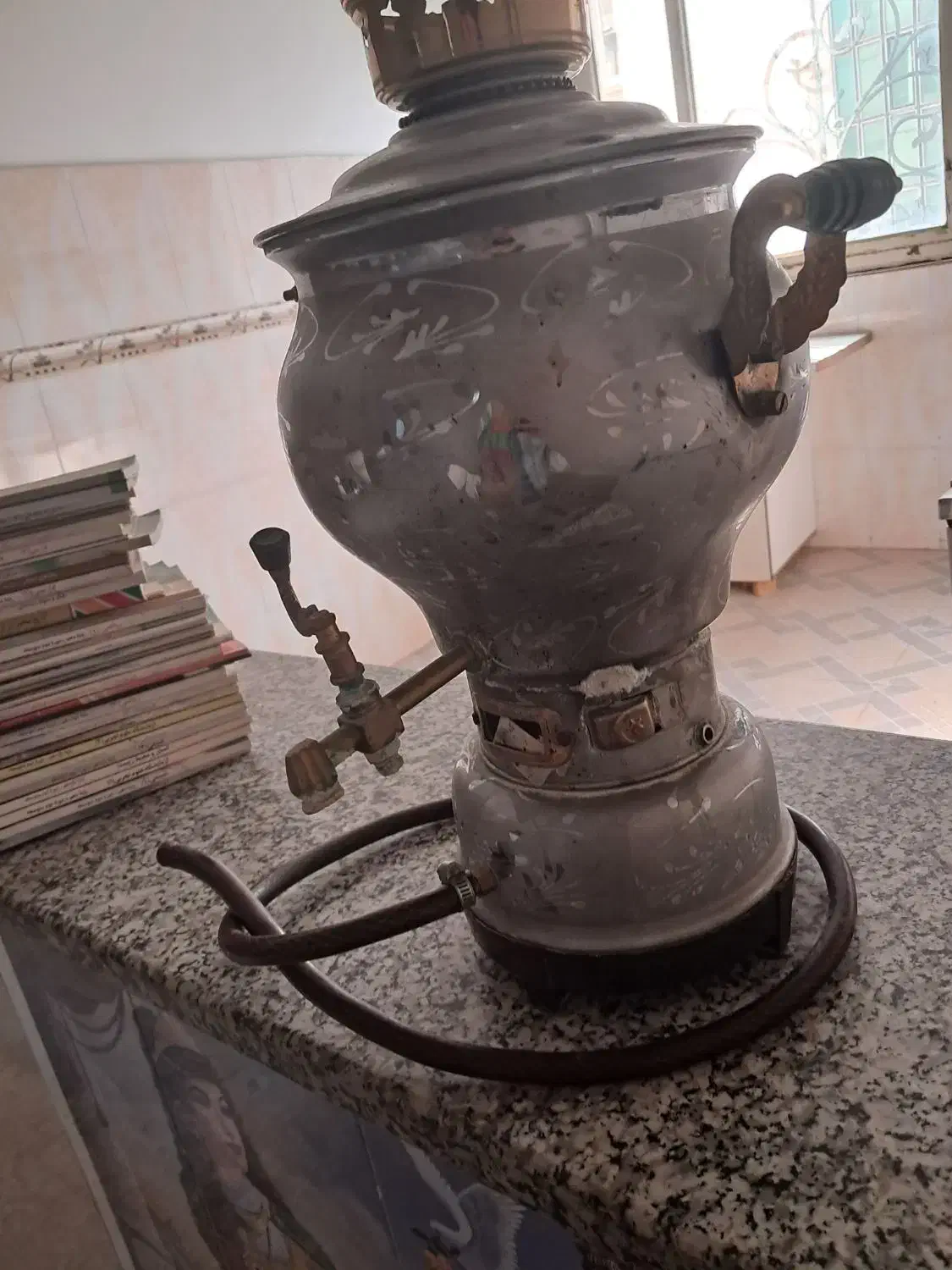 سماور گازی ۶ لیتری|سماور، چایساز، قهوهساز|نسیمشهر, |دیوار