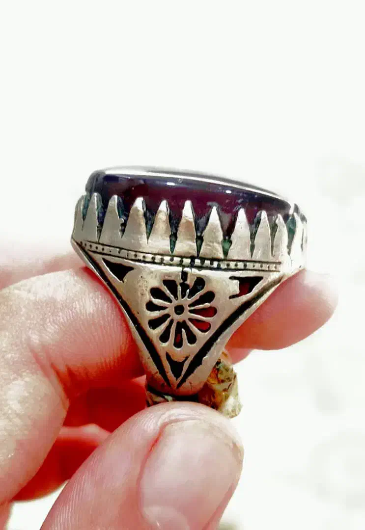 دوتا انگشتر عقیق با عیار بالا نقره|بدلیجات|سوسنگرد, |دیوار