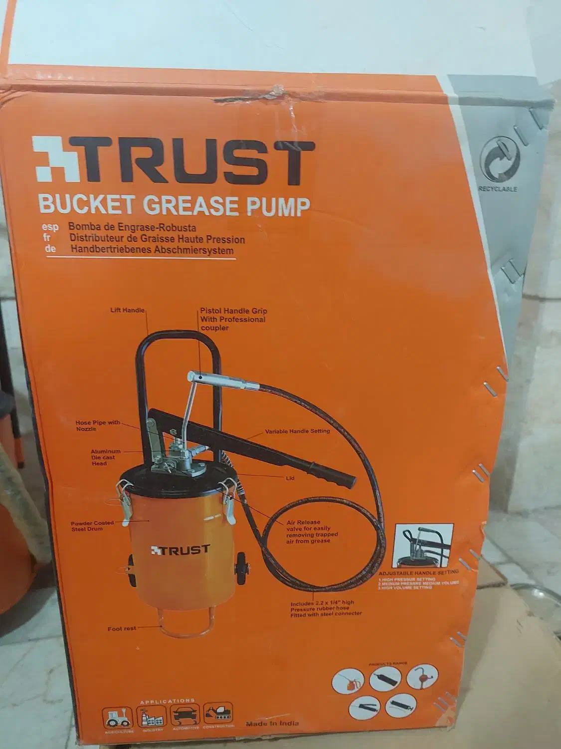 گریس پمپ و گریس پارس|ابزارآلات|اردبیل, |دیوار