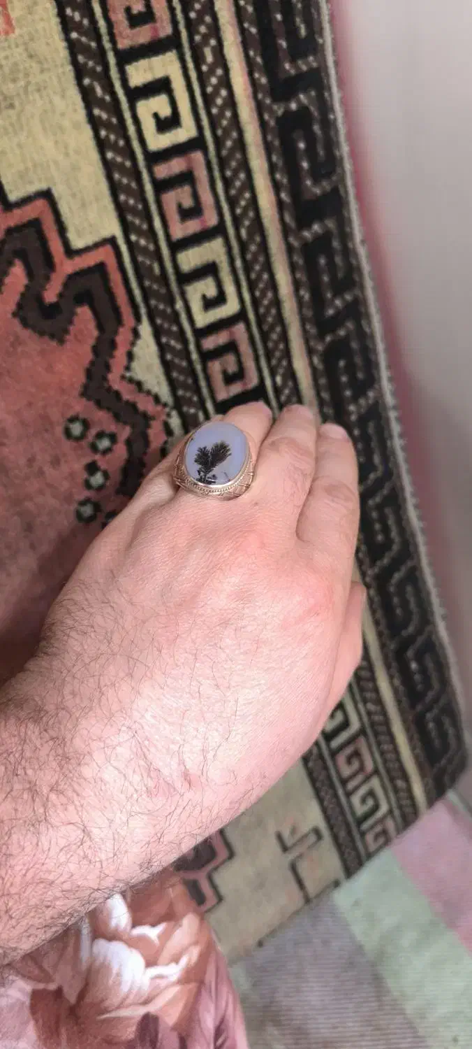 انگشتر شجر تک درخت کلکسیونی|جواهرات|الوند, |دیوار