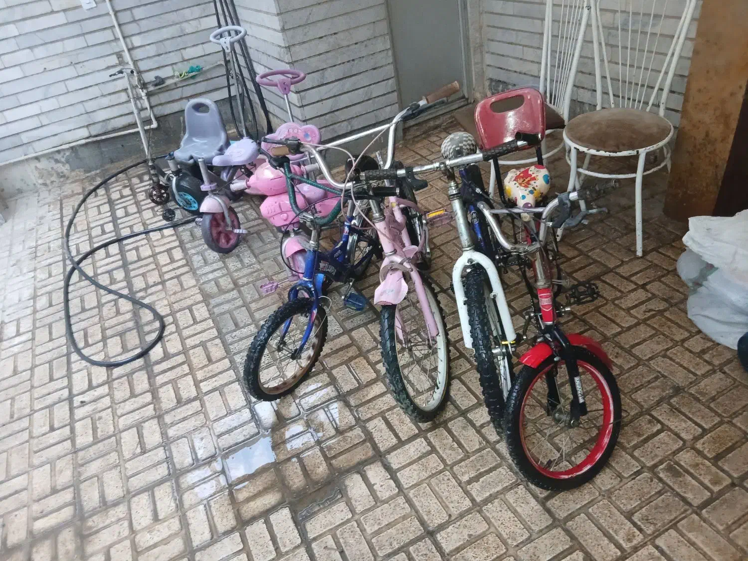 ۲ عدد دوچرخه ۲۰ و ۲ عدد دوچرخه ۱۶ و ۳ عدد ۳چرخه|دوچرخه، اسکیت، اسکوتر|تهران, خزانه|دیوار