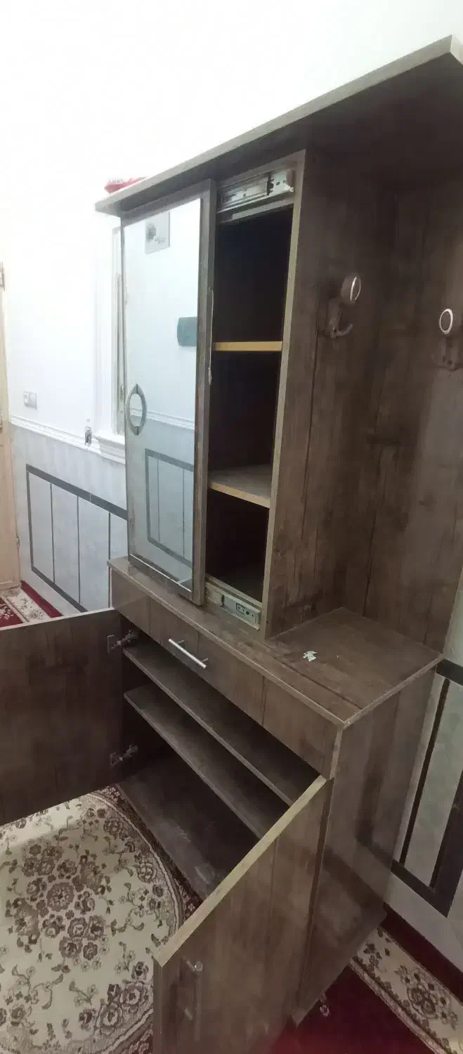 فروش جاکفشی کمد چند قفسه ای ام دی اف|جاکفشی، کمد، دراور|نیمروز, |دیوار