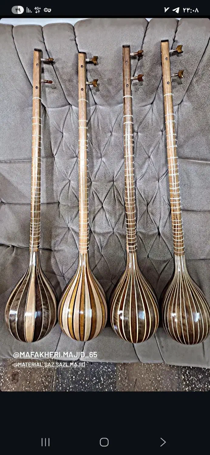 سه تار حرفه ای|سازهای سنتی|کرج, حصارک بالا|دیوار