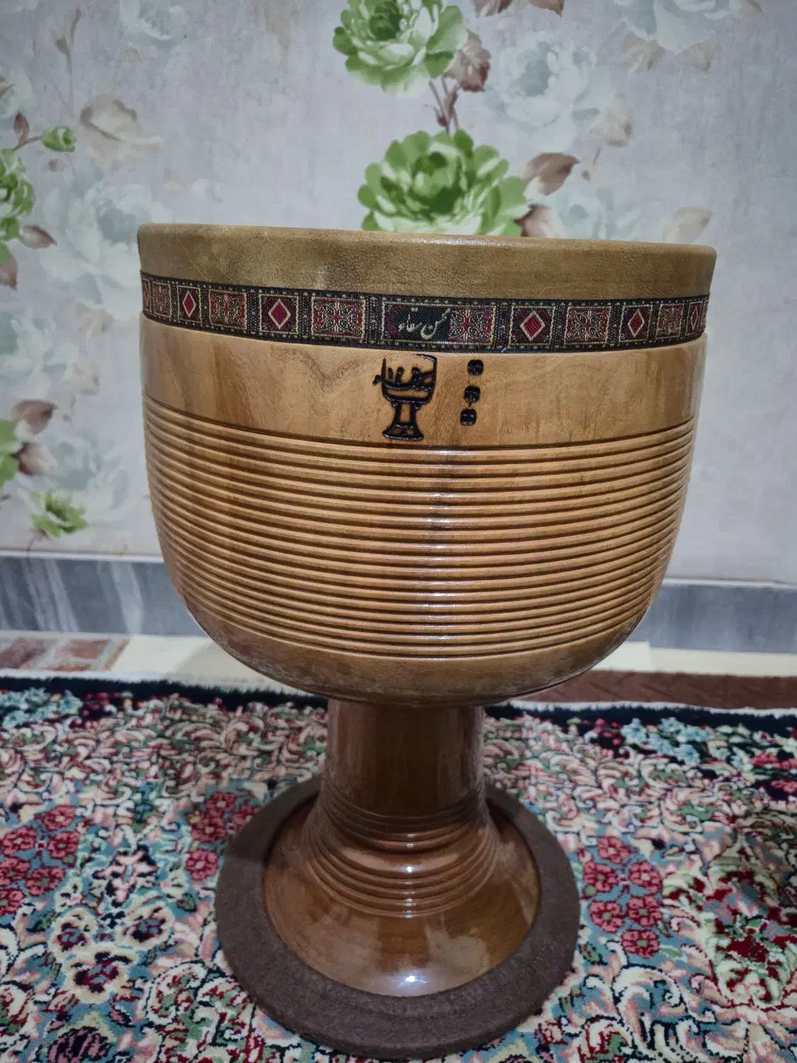 تنبک سه مهر  .28 سانت|سازهای سنتی|همدان, |دیوار