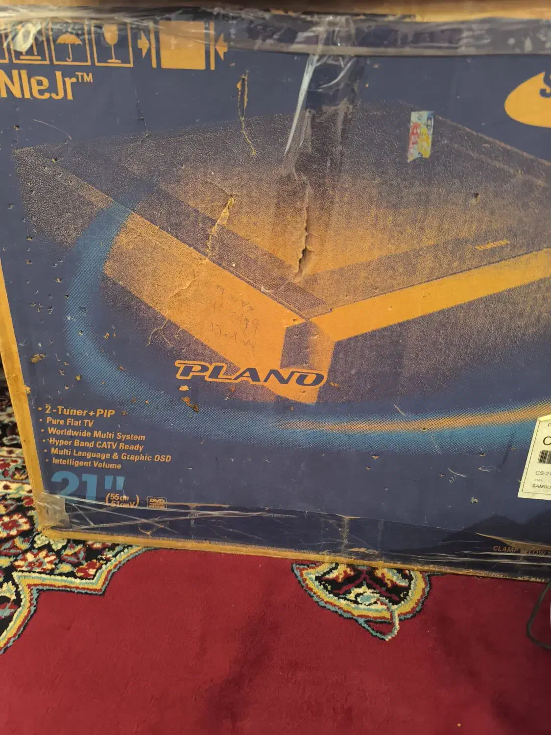 تلوزیون ۲۱ اینچ سامسونگ قدیمی|تلویزیون و پروژکتور|الشتر, |دیوار