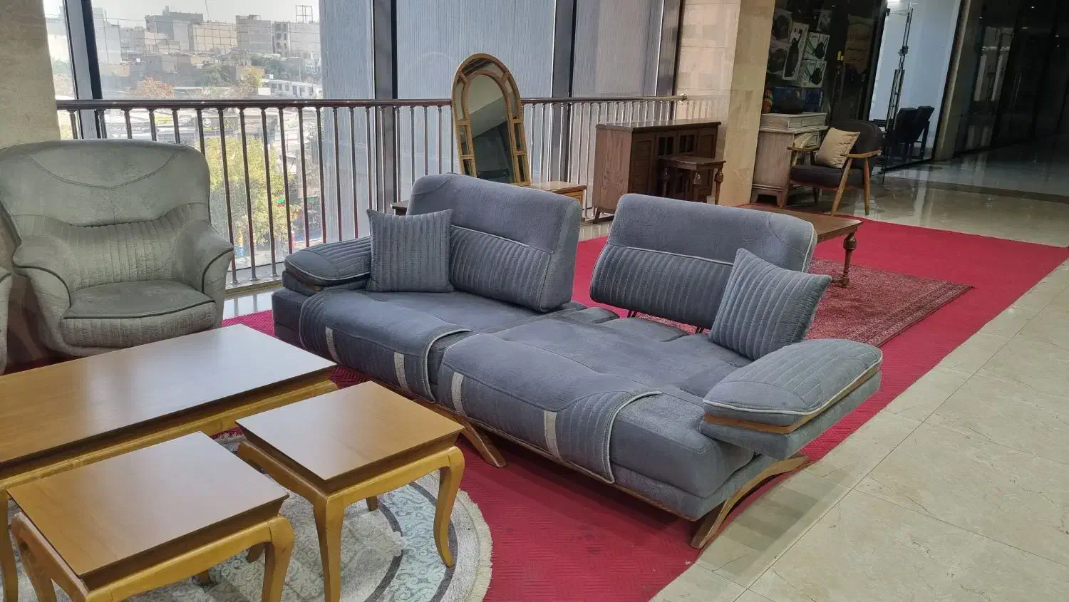 ست مبل تخت شو هشت نفره|مبلمان خانگی و میز عسلی|مشهد, کوی المهدی|دیوار