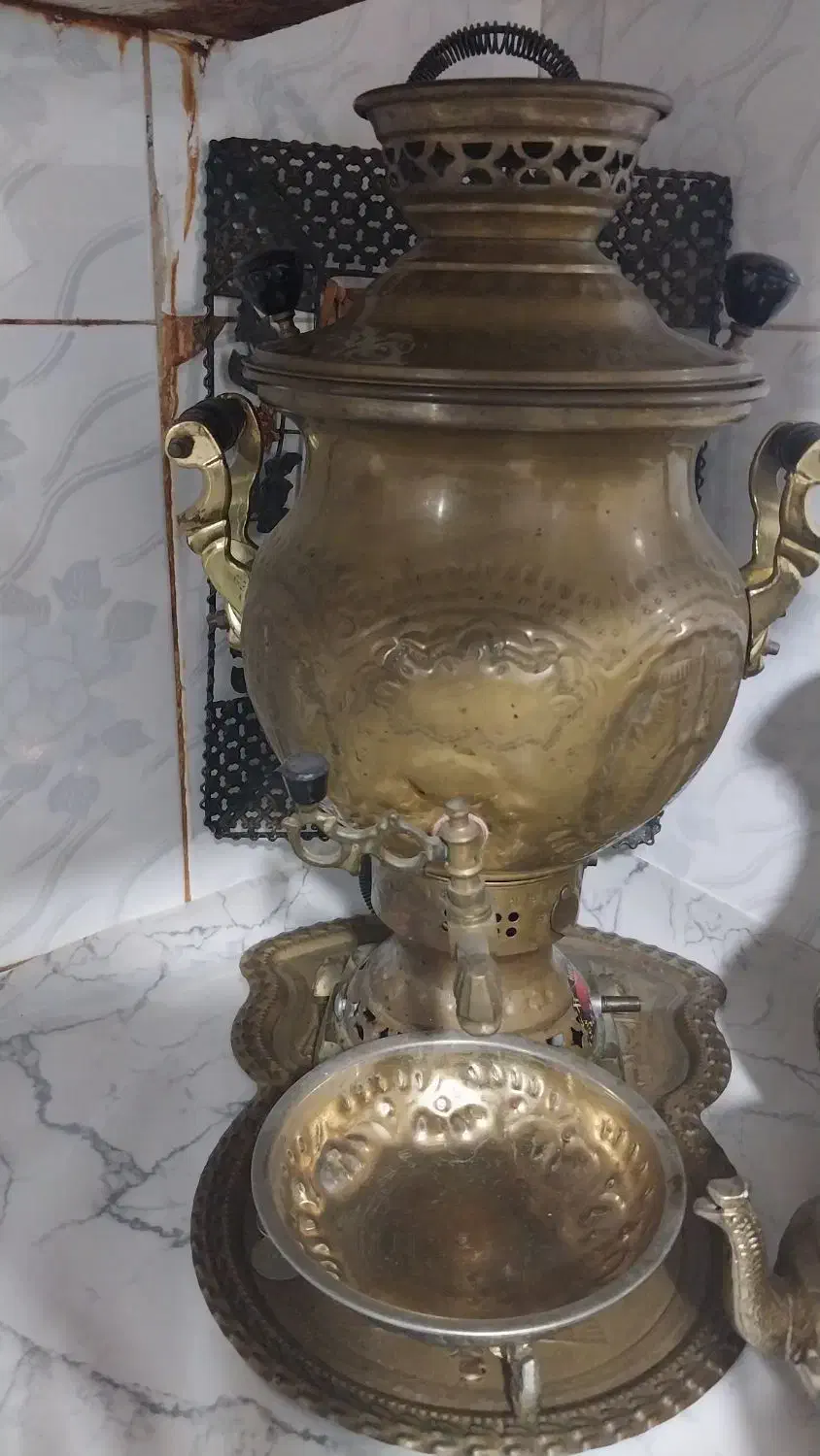 سماور برنجی|سماور، چایساز، قهوهساز|مشهد, طبرسی شمالی|دیوار