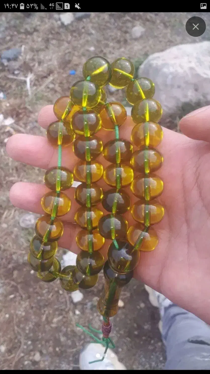 تیبیح سندلوس تک...|کلکسیون اشیاء عتیقه|کرمانشاه, |دیوار