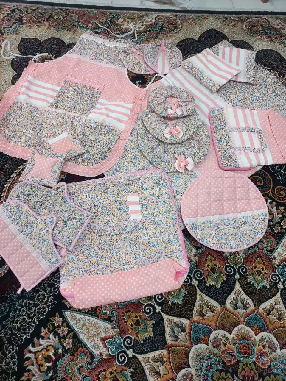 پیشبند اصلاح زنانه|سفره، حوله، دستمال آشپزخانه|اراک, |دیوار