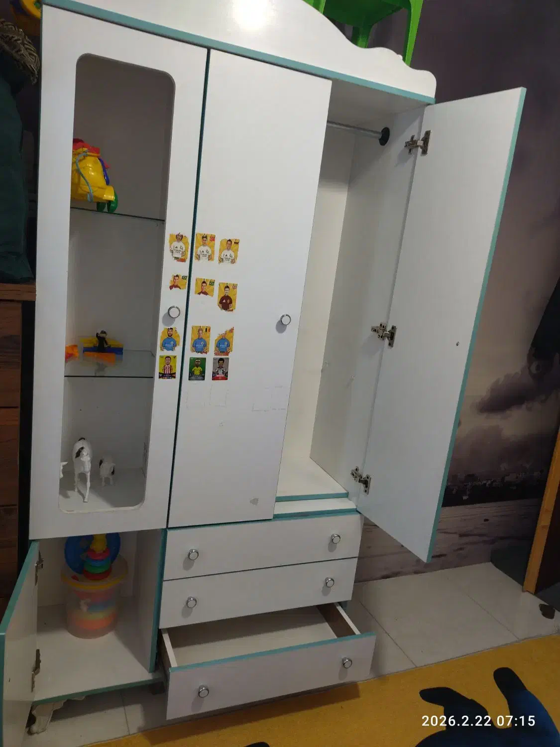 کمدبچه|جاکفشی، کمد، دراور|گلبهار, شهر جدید گلبهار|دیوار