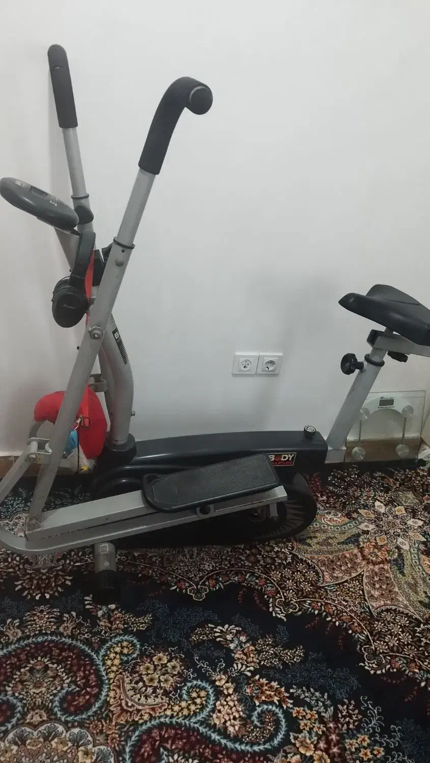 دوچرخه‌ثابت‌(الپتیکار)|تجهیزات ورزشی|رشت, دروازه لاکان|دیوار