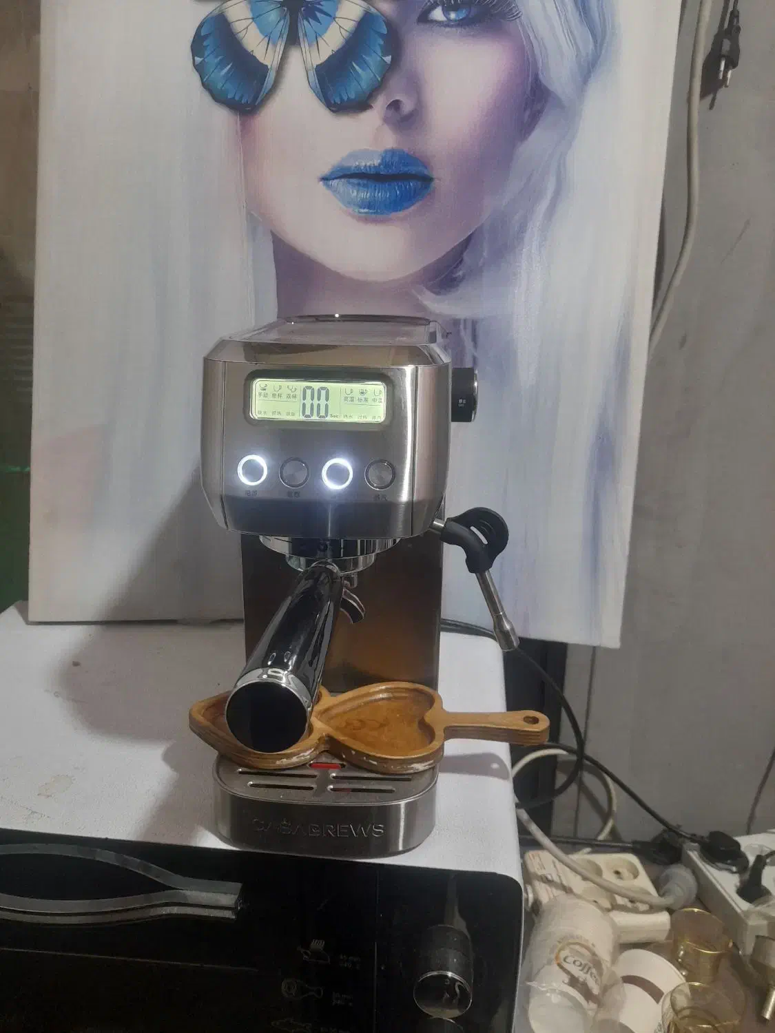 قهوه ساز نیمه صنعتی|سماور، چای‌ساز، قهوه‌ساز|بومهن, |دیوار