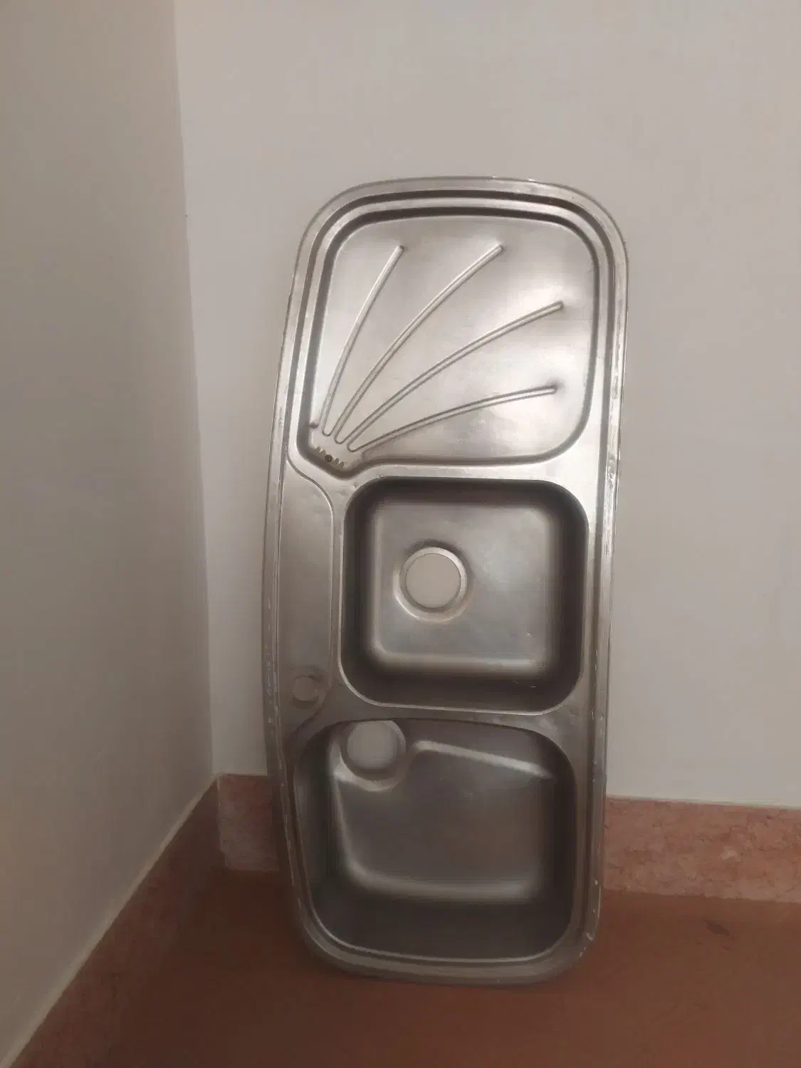 سینک ظرفشویی|آب‌چکان و نظم‌دهنده ظروف|قیدار, |دیوار