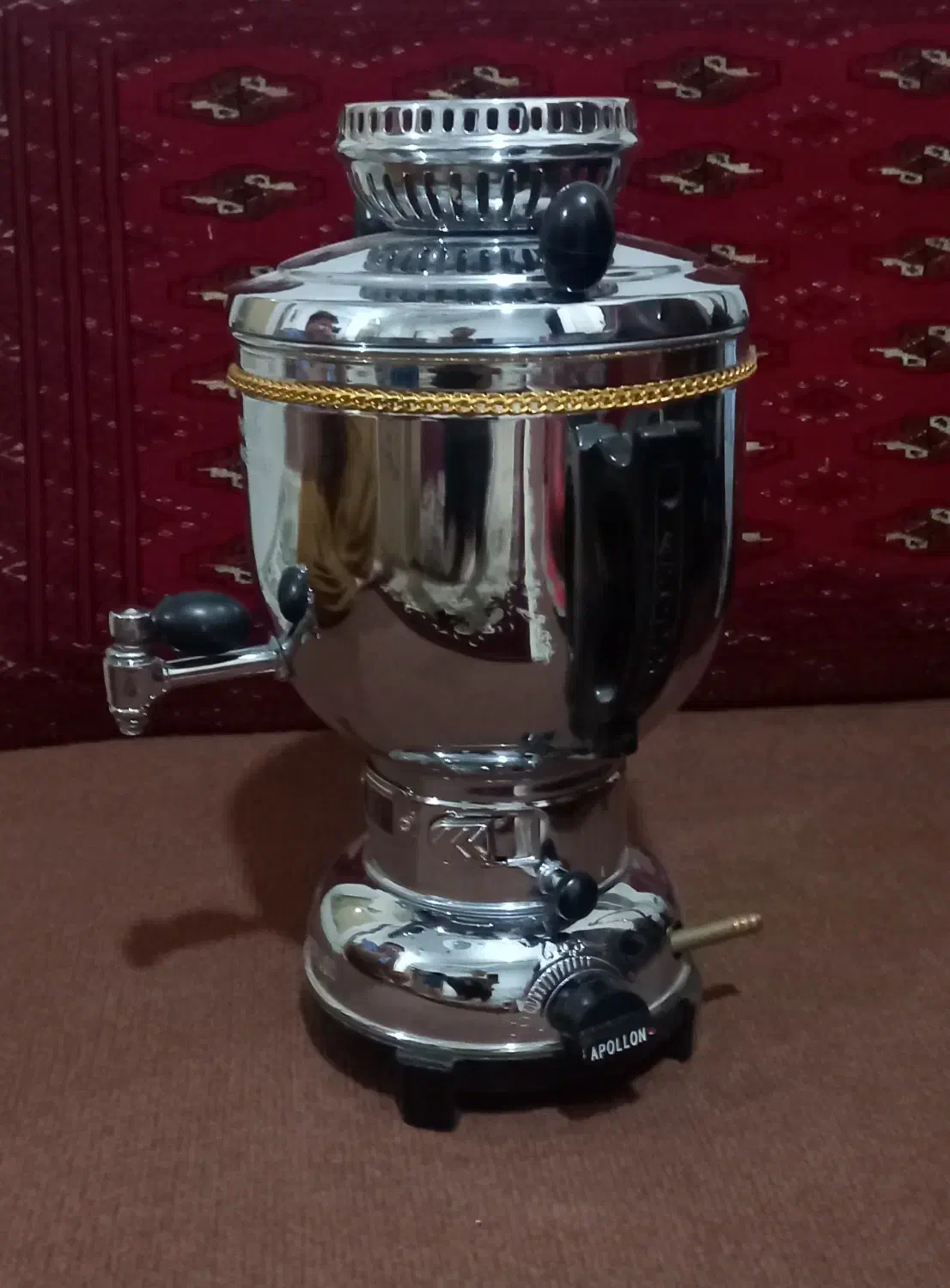 سماور گازی آپولون مدل یوسف زاده|سماور، چایساز، قهوهساز|گرگان, |دیوار