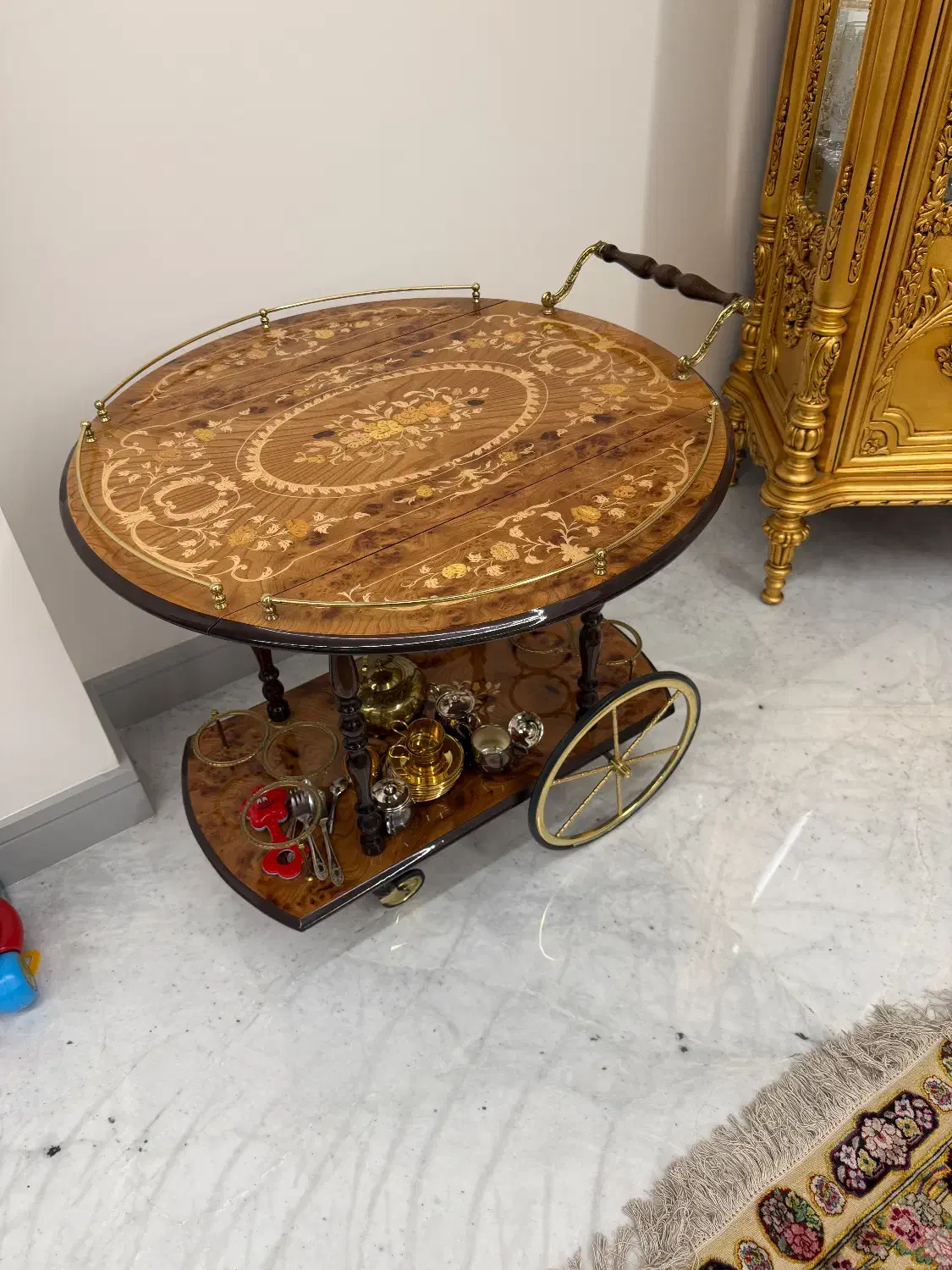 میز بار تمام چوب (معرق)|مبلمان خانگی و میز عسلی|تهران, دروس|دیوار