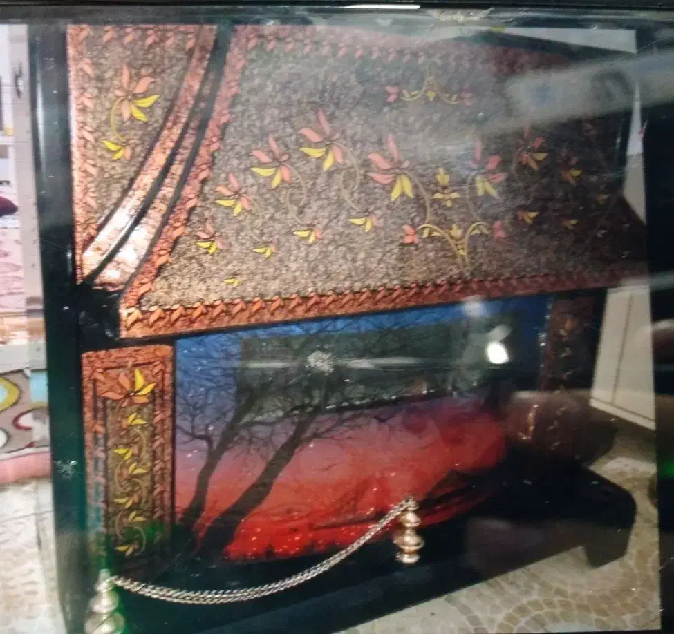 بخاری طرح شومینه در حد نو|بخاری، هیتر، شومینه|الوند, |دیوار