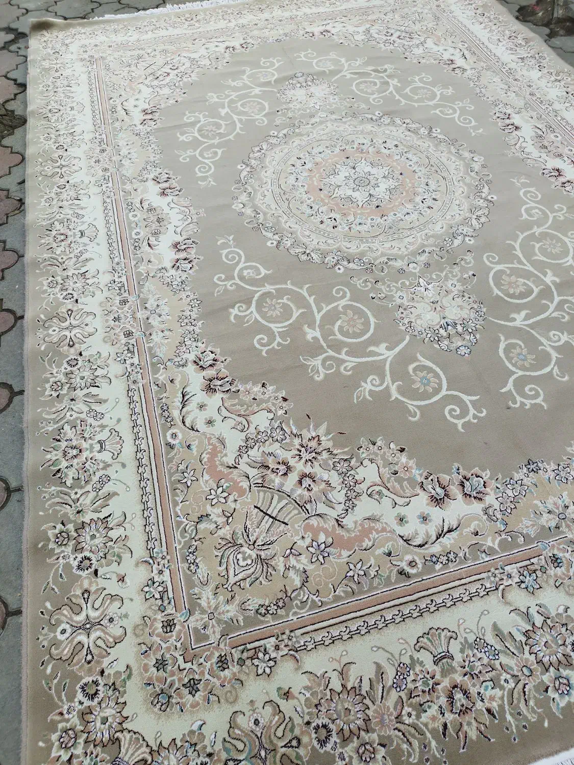 ۳تخته ۹ متری یکنقش  گردویی|فرش|میانه, |دیوار