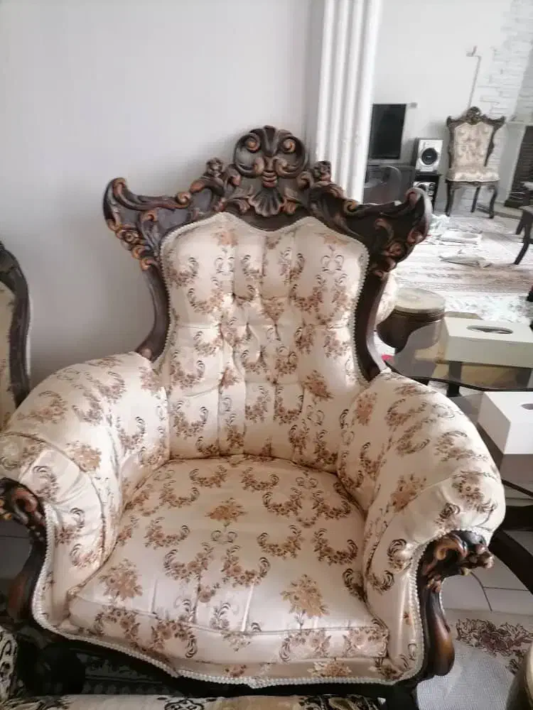 مبل استیل سلطنتی|مبلمان خانگی و میز عسلی|نظرآباد, نظرآباد|دیوار