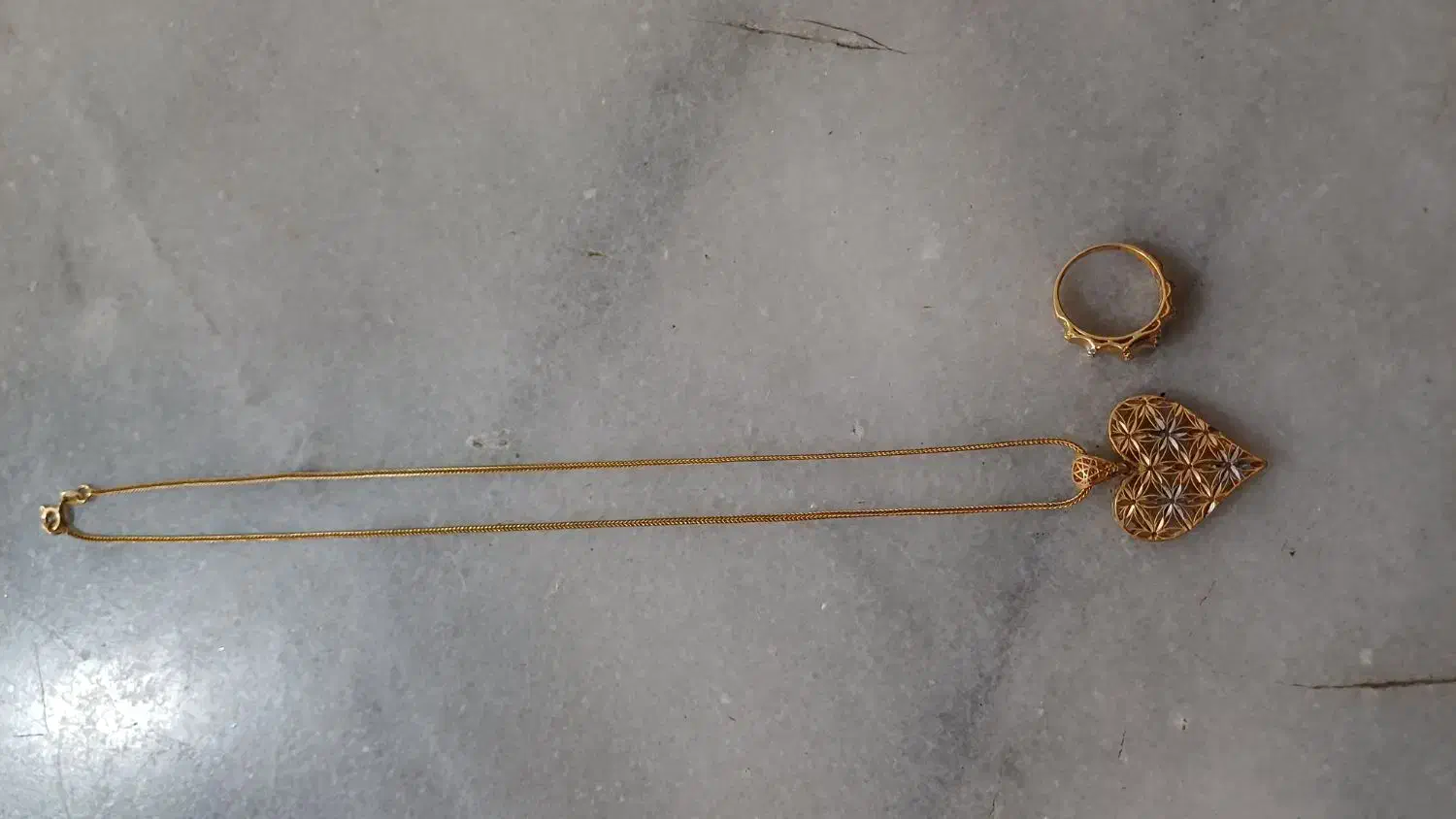 طلا بدونه کارکرده زنجیر و پلاک و انگشتر|جواهرات|بوکان, |دیوار