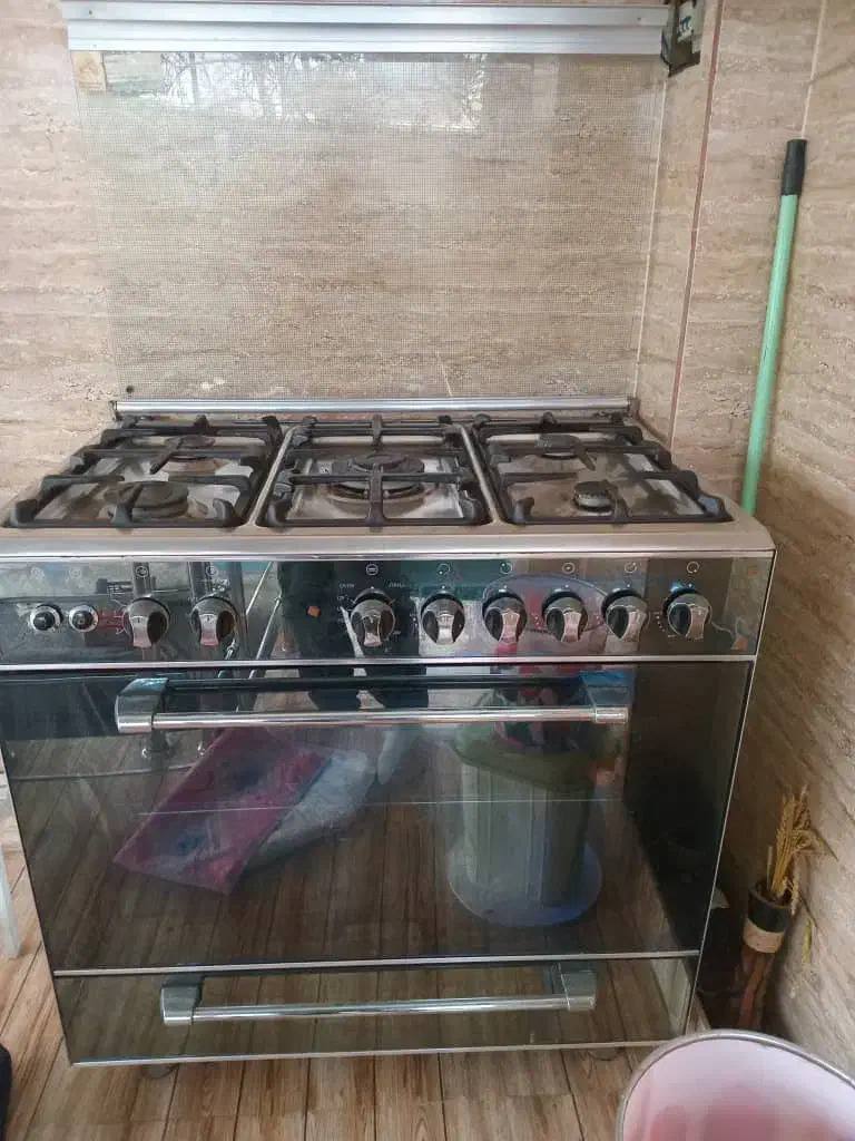 گاز فر ۵ شعله آلتون در حد نو|اجاق گاز و لوازم برقی پخت‌وپز|بابل, |دیوار