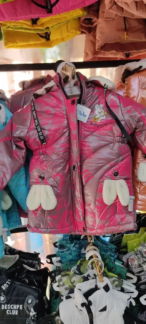 کاپشن سیلیکونی دخترانه ضد آب|کفش و لباس بچه|کرمانشاه, |دیوار